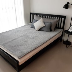 카보니 탄소매트 WT-2, 극세사그레이, 1인용(110 x 200 cm)