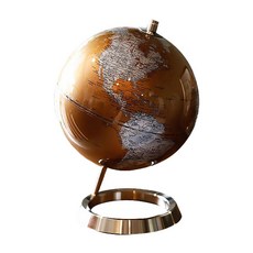 Lumia Clichy 現代金色海洋地球儀 20cm, 金+銀