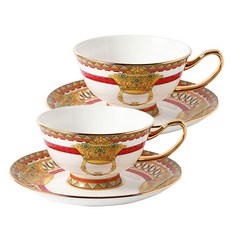 LONDON KATE 皇家咖啡杯2入組, 金色皇冠, 1組