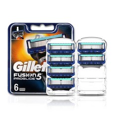 Gillette 吉列 手動刮鬍刀替換刀片, 6件, 1個