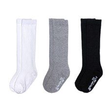 Lilynboni 童款素色及膝長襪 3雙入