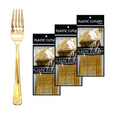 SSGSSAK 豪華經典金色叉子 18.5cm, 20件, 3個