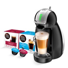 돌체구스토 지니오2 캡슐 커피머신 블랙 + 캡슐 랜덤발송 2p, 9771