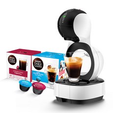 NESCAFE 雀巢咖啡 Dolce Gusto 多趣酷思 Dolce Gusto LUMIO膠囊咖啡機 白色+咖啡膠囊 2盒隨機出貨, 9777
