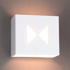 蝴蝶結壁燈, 白色的