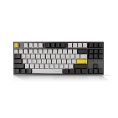 THINKWAY 低噪音有線電競鍵盤, 深灰色(低噪音鍵盤), 單品, 紅軸
