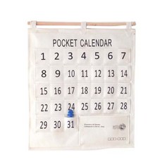 北歐風格省錢生活費口袋月曆, 混合色, 1個