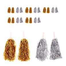 LivingDA 金屬應援彩球 金色 2入 + 銀色 2入, 混合顏色, 12套
