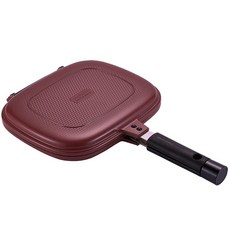 HAPPYCALL 雙面煎鍋 暗粉色, 27.3*27.2*4.85cm, 1入