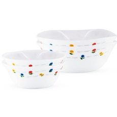 Bormioli ROCCO Bachile Sweet Spring Air 款待套組, 混色, 飯碗 2入+大碗 2入