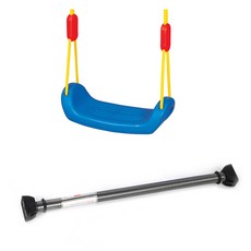 教育遊戲Eduplay 家庭鞦韆+鐵桿套組, 鞦韆(藍色), 1套