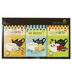 푸르메다 나애차 선물세트 2호, 우엉연근차 + 히비스커스민트차 + 레몬진저차, 1세트