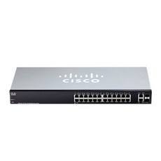 CISCO 交換集線器 24 端口 100Mbps + 2SFP, 思科 SF220-24-K9-EU