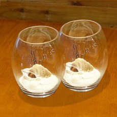 Mimineaqua 長圓形 150 白色海洋 魚缸 2件組, 混合顏色, 1個