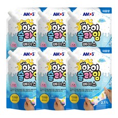 AMOS 阿摩司 i-Slime 史萊姆基底 2.1L, 6個, 單一顏色