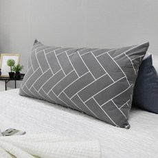 플란넬 브릭 대쿠션, 그레이