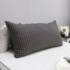 Beau Monde 法蘭絨 Letty 大靠墊含枕芯, 炭灰色