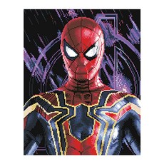 SPIDERMAN 聯名復仇者聯盟系列寶石畫DIY組, 02 復仇者聯盟蜘蛛俠, 1套
