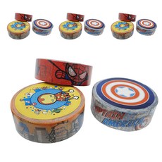 漫威紙膠帶3件組, 隨機出貨, 4套