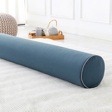 Rubber tree 長條乳膠靠枕, 深藍色