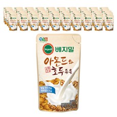 베지밀 아몬드와 호두 두유 파우치, 60개, 190ml