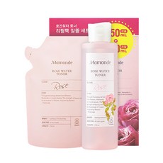마몽드 로즈워터 토너 본품 250ml + 리필 250ml 세트, 1개