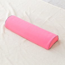 Rubber tree 半月型乳膠枕頭, 柔滑的粉紅色