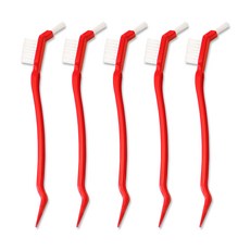 hibee 多用途縫隙清潔刷, 紅色, 5個