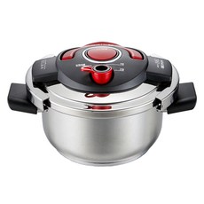 HANIL STAINLESS STEEL BELMA雙耳3層304不鏽鋼壓力鍋 4~6人適用, 4L, 混色