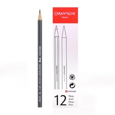 CARAN D'ACHE 瑞士卡達 Edelweiss鉛筆 3B 12入, 混色, 1盒