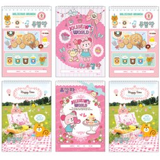 b fancy 2000 綜合線圈記事本, 隨機發貨, 6個