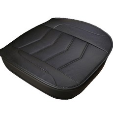 River Fox 車用透氣孔全包覆皮革坐墊, 黑色, 1個