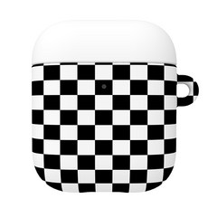 별다섯 이지쏙 에어팟 패턴 하드 케이스, 체커보드