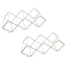 mono flat 廚房紅酒架, 2個, 白色