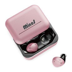 미노스 블루투스 이어폰, V10, Indi Pink