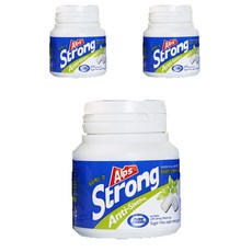 AlpsStrong 罐裝涼感口香糖, 54g, 3罐