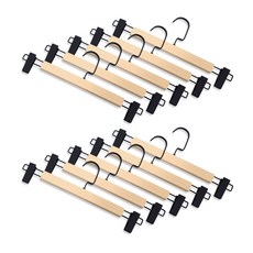Home&Me 山毛櫸木裙褲衣架, 混色, 10個