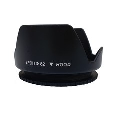 호환용 카메라 렌즈 꽃무늬후드 82mm, 1개