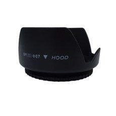 호환용 카메라 렌즈 꽃무늬 후드 67mm, 1개