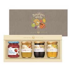 복음자리 복합 8호 배도라지차 220g + 사과잼 220g + 유자차 230g + 딸기잼 220g 선물세트, 1세트