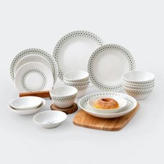 ZEN Fika 4 人家庭套裝 18p, 混合顏色, 餐具8種