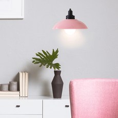 레토 레트로 LED 팬던트 벽 무드등 LML-B11, 핑크