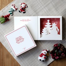 DBDBD 聖誕卡 Snowman, 混合顏色, 5個