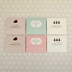 DBDBD 聖誕節 Lovely 迷你卡片 6款套組, 混色, 15套