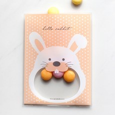 DBDBD 透明袋 Rabbit, 混合顏色, 15個