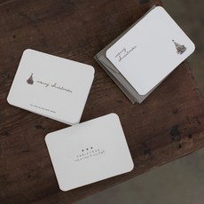 DVD 聖誕卡 Pine Tree 3款組合, 混色, 5套