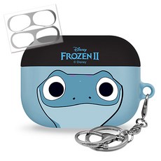 迪士尼 冰雪奇緣2 AirPods Pro保護殼+防塵貼紙, 單品, 布魯尼(大臉款), 1組