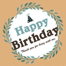 LivingDA 生日橫幅 V07, 混合