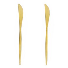 Avella 霧面金色 兒童餐刀, 單一顏色