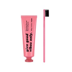 Unpa 恰恰牙膏+牙刷粉色套組, 1套